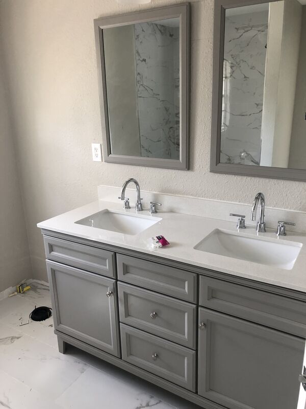 Framing and services exposed during construction